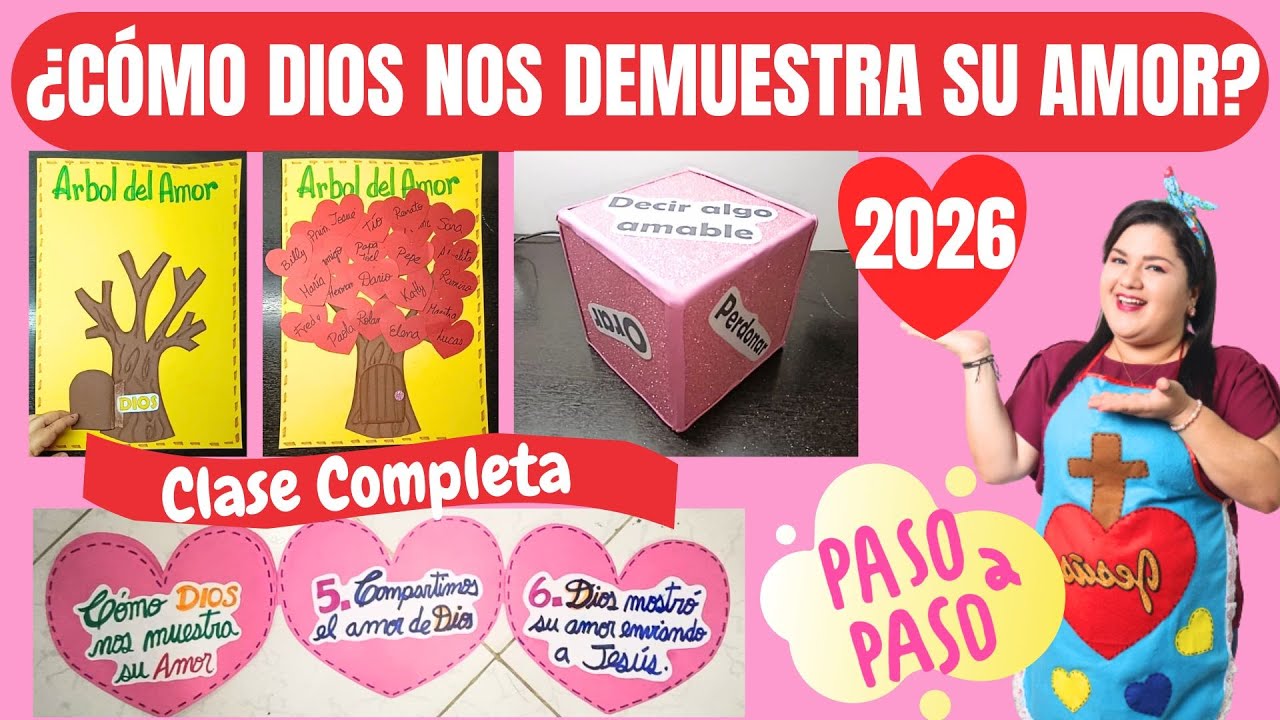 EL AMOR DE DIOS 2026 - ¿Cómo Dios nos muestra su Amor? - Lección para Ministerio lnfantil.