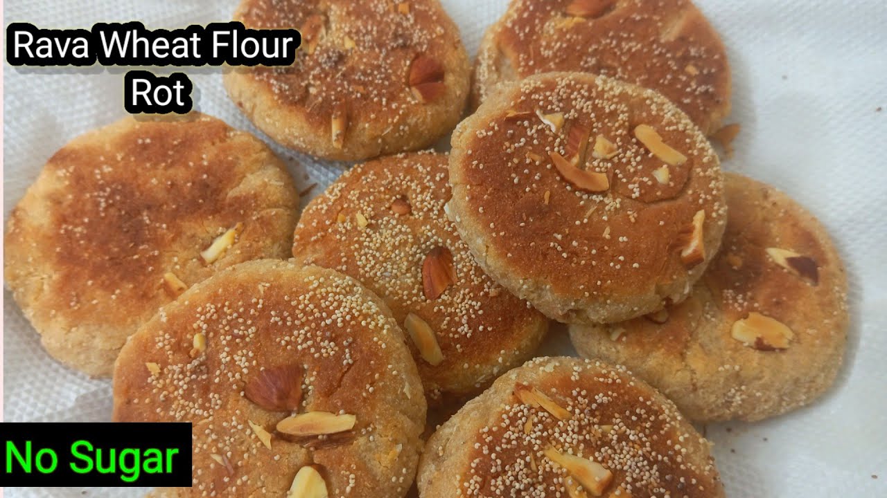No Bake, No Fry Rot Recipi l रवा आणि गव्हाच्या पिठापासून बनवा खुसखुशीत रोट l Mina Bake 