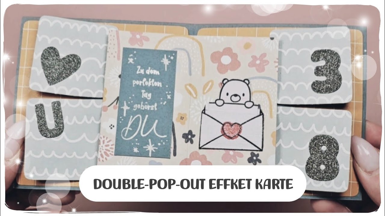 DOUBLE-POP-OUT-KARTE * ICH LIEBE DIESEN EFFEKT 😍 | inspired by @Tanu Creative | # 418