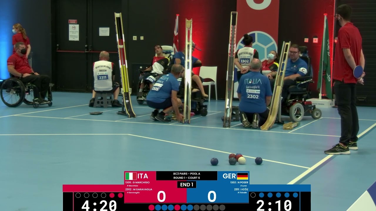 5 aug   Match 2   BC3   Teams and Pairs   ITA vs GER