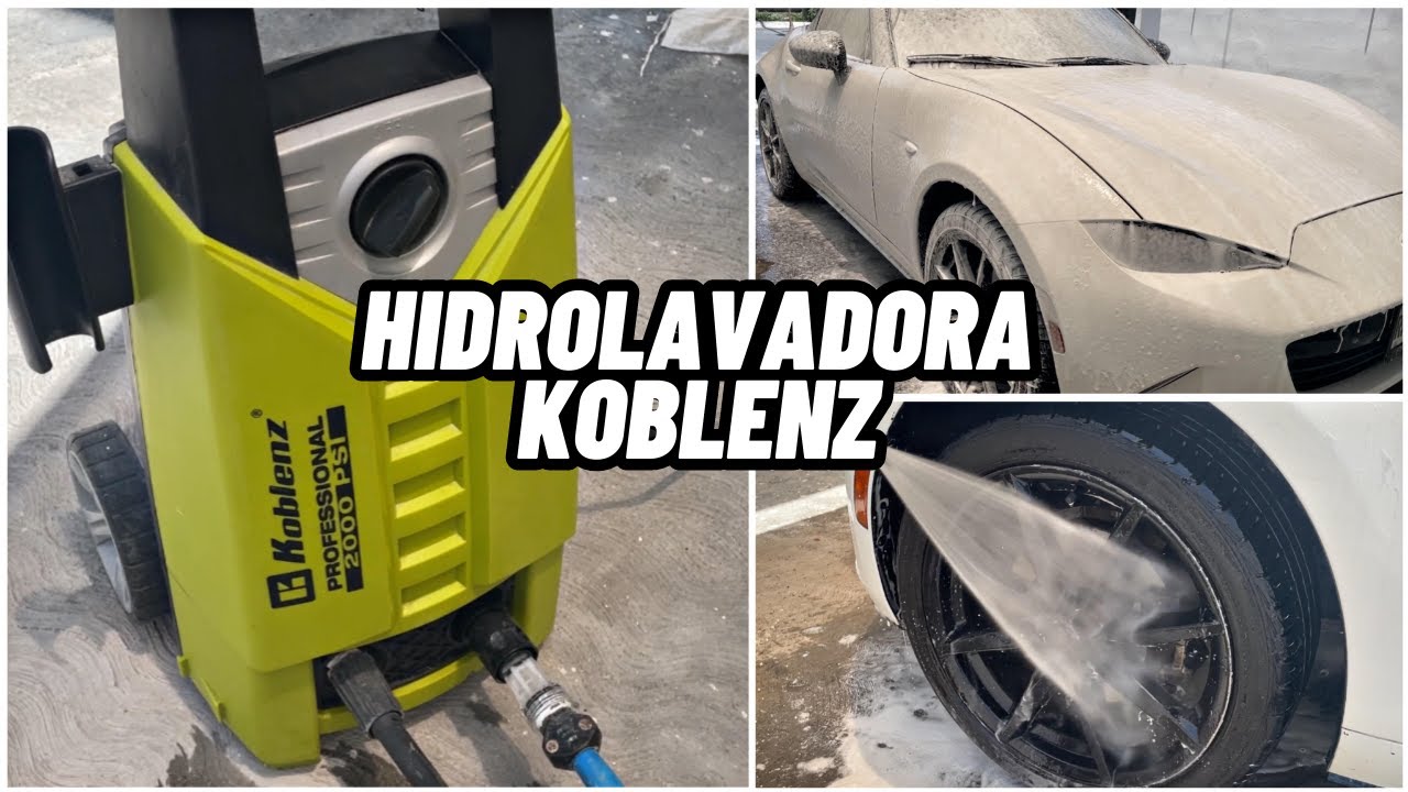 HIDROLAVADORA KOBLENZ 2000PSI HL310-V / IDEAL PARA NEGOCIO DE DETALLADO AUTOMOTRIZ