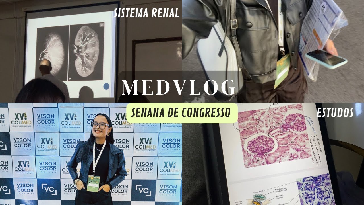 MEDVLOG #17 | Congresso acadêmico, estudando sistema urinário, rotina de estudos!✨📄