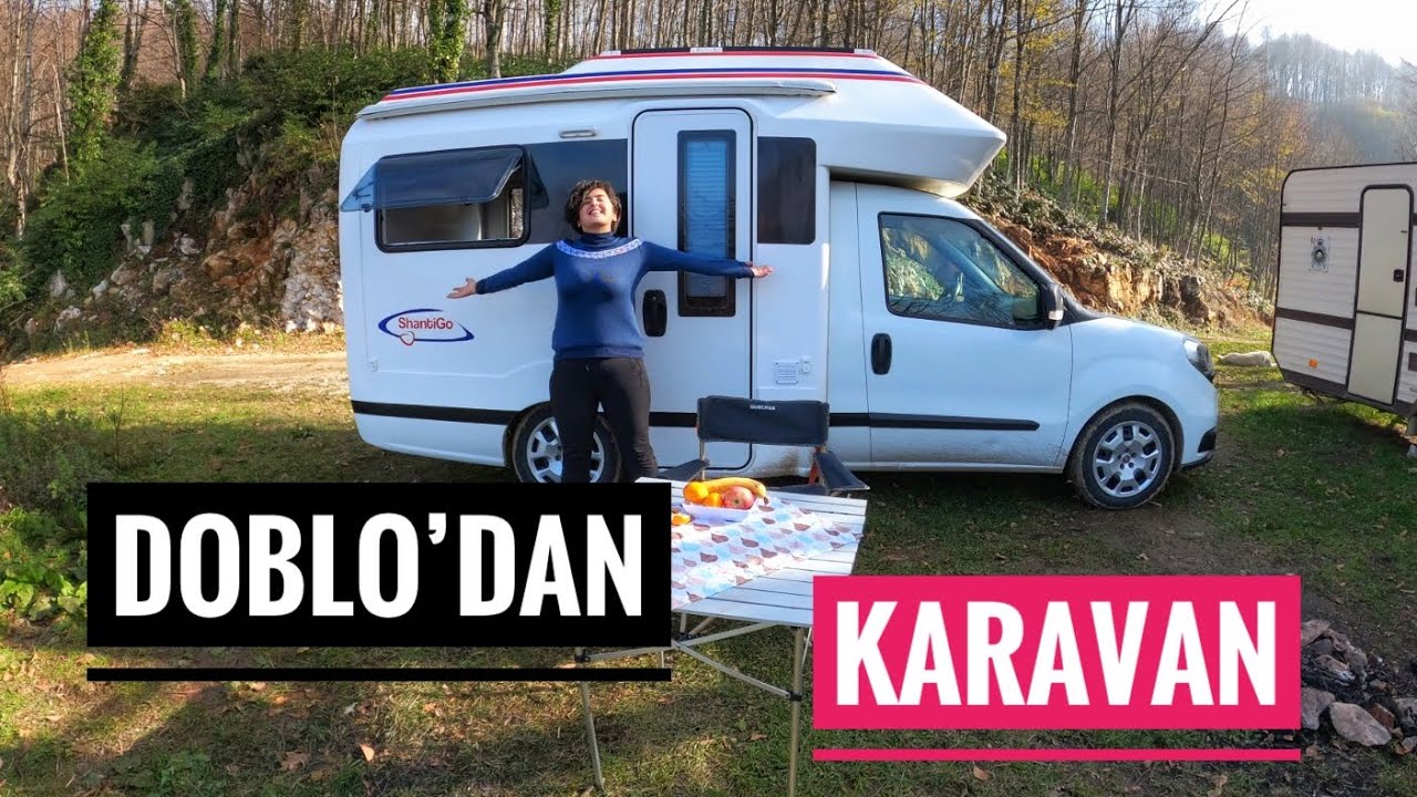 FİAT DOBLO KARAVAN/3 KİŞİLİK KARAVAN TANITIMI ! Kiralık Karavan Hediyeli Karavan Tanıtımı 🚍