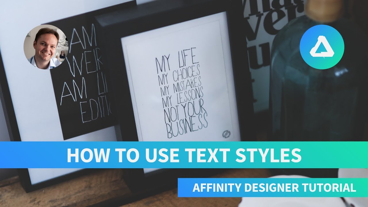 How to Use Text Styles - Affinity DesignerTutorial