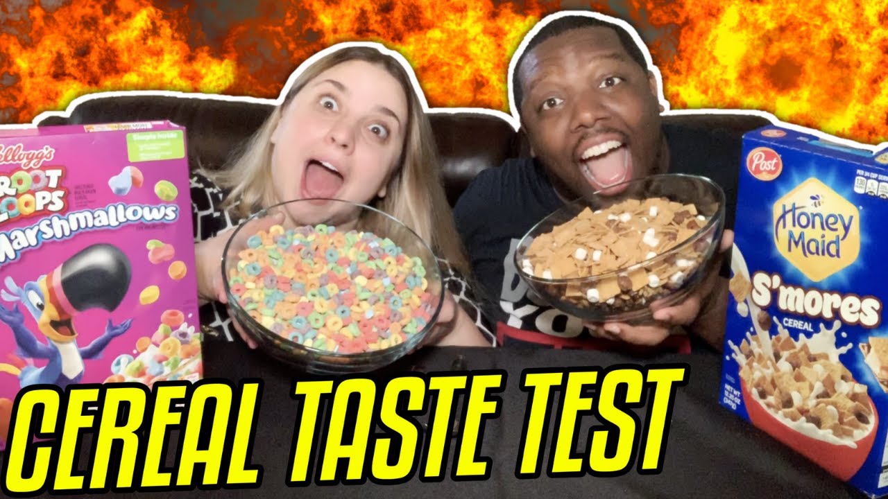 Cereal Mukbang 먹방 | Fruit Loops + Marshmallows AND Honey Maid S'Mores!