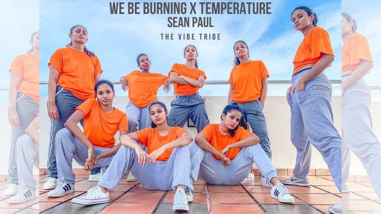 We Be Burning x Temperature - Sean Paul | The Vibe Tribe | Dance Choreography