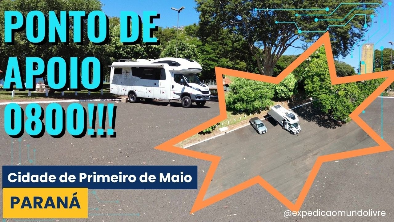 Ponto de Apoio para Motorhomes 0800