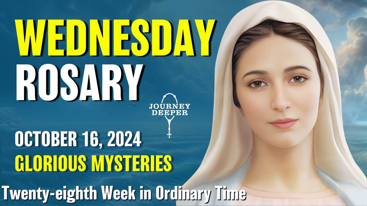 Wednesday Rosary 💙 Glorious Mysteries of Rosary 💙 October 16, 2024 VIRTUAL ROSARY