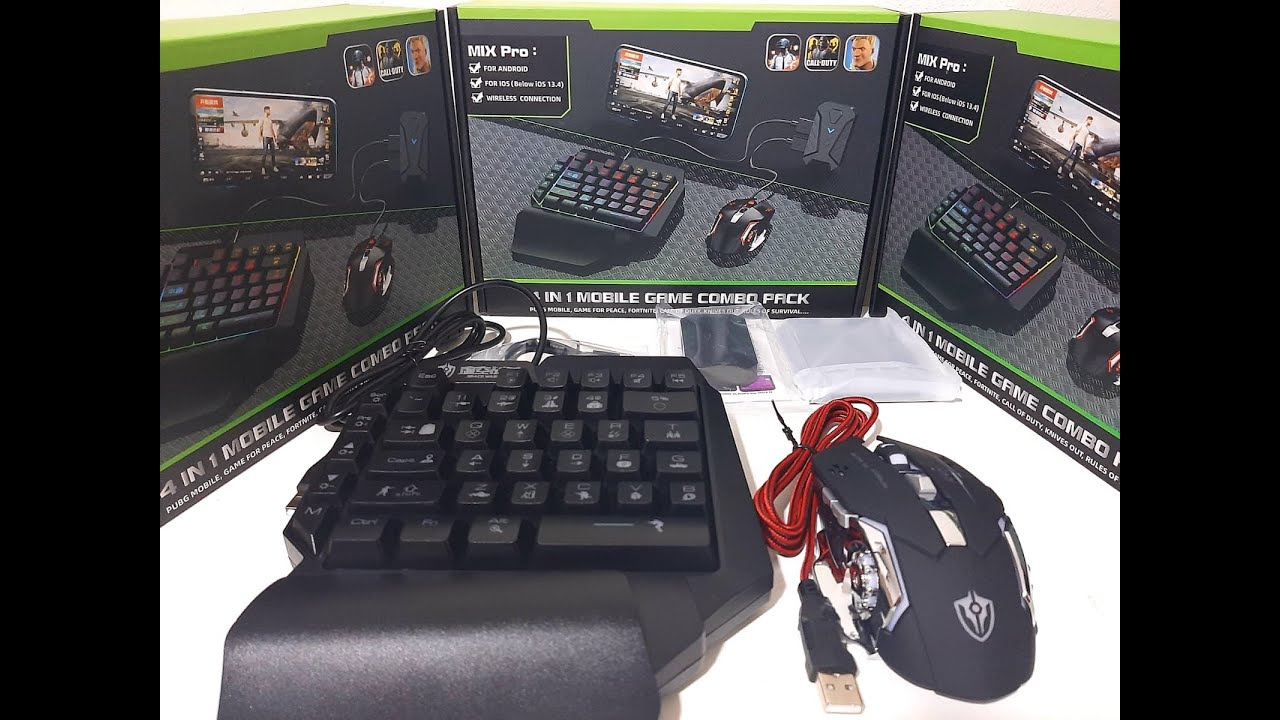 KIT GAMER 4 EN 1 - FORMA DE USO