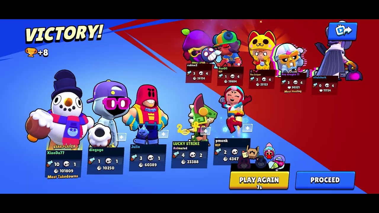 Brawl Stars: Snowman Tick in Wipeout 5V5