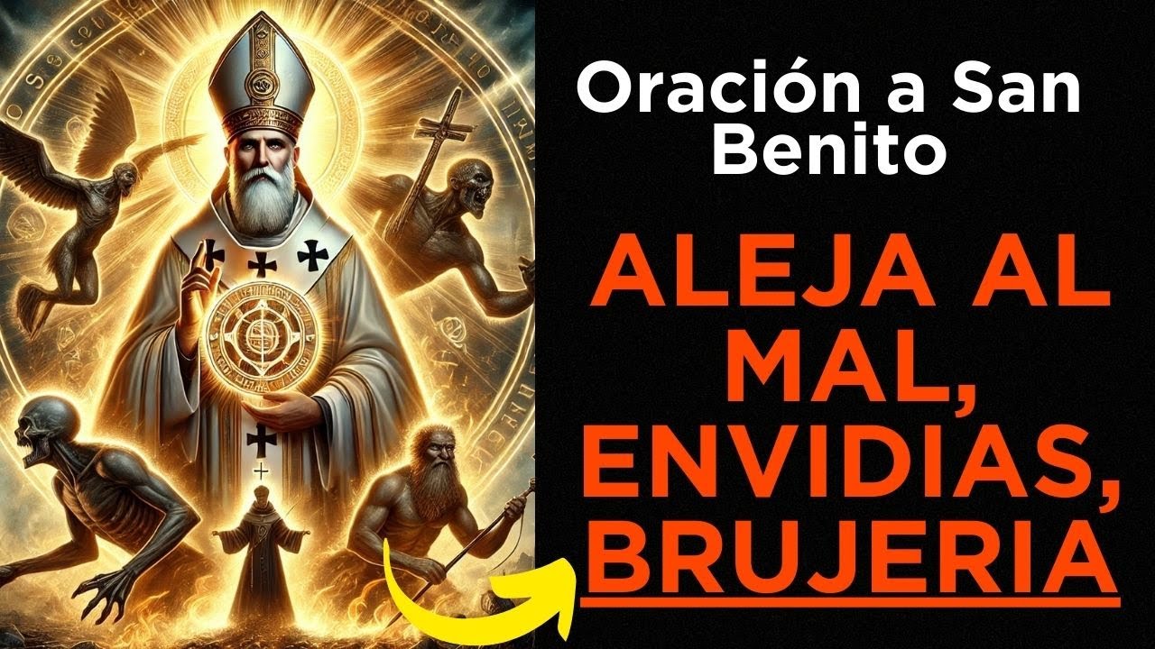 🔴Oraci&oacute;n Para Alejar el Mal, Protegerte de Malas Personas, Envidias y Brujer&iacute;a a San Benito.
