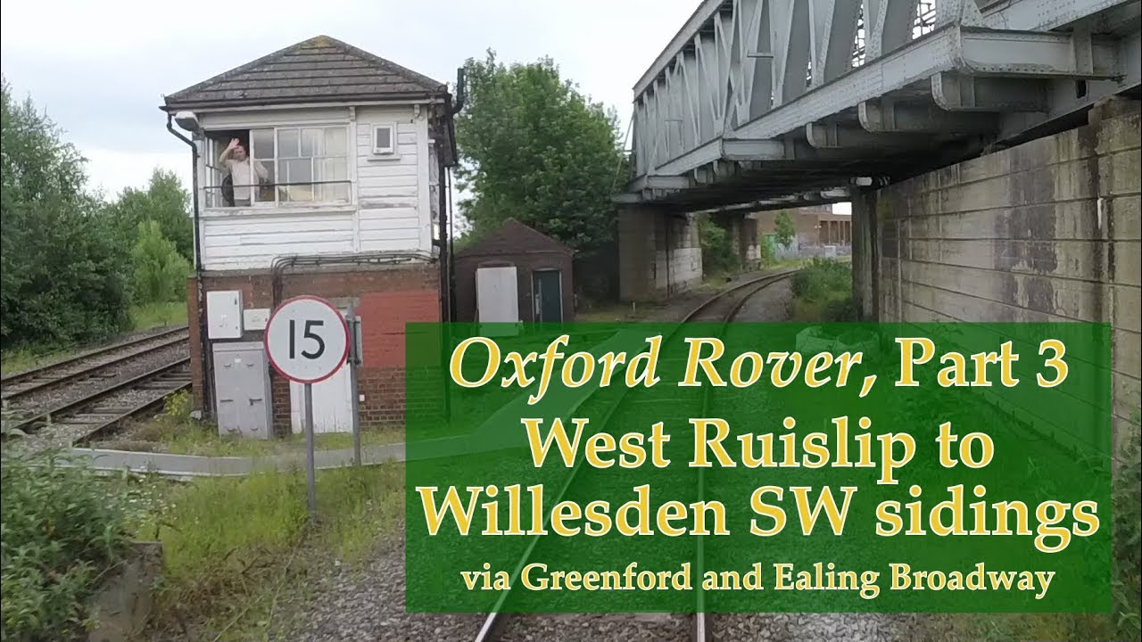 West Ruislip to Willesden SW sdgs via Greenford & Ealing Bdy – Hastings DEMU cab ride  – 27 May 2017
