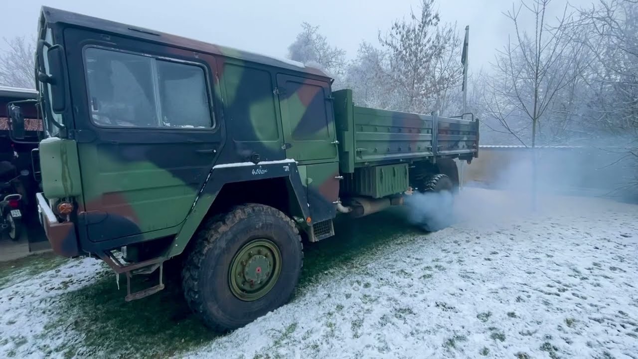 MAN Kat 1 Kaltstart bei -7 Grad