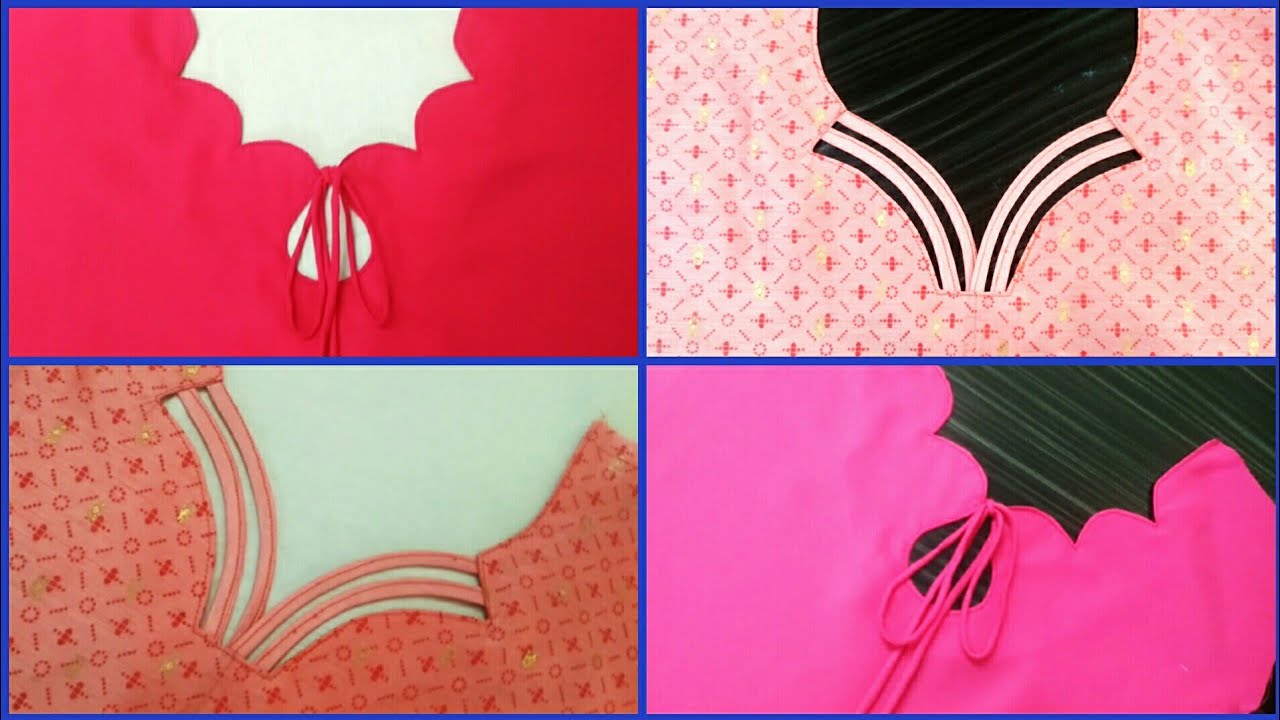 2 different types neck design cutting and stitching easy method |