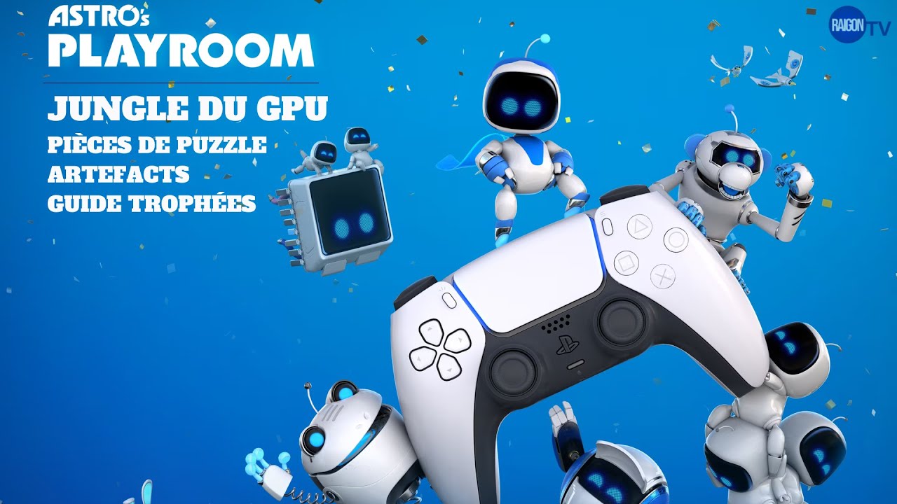 Astro's Playroom - Jungle du GPU 100% - Pièces de puzzle - Artéfacts - Trophées
