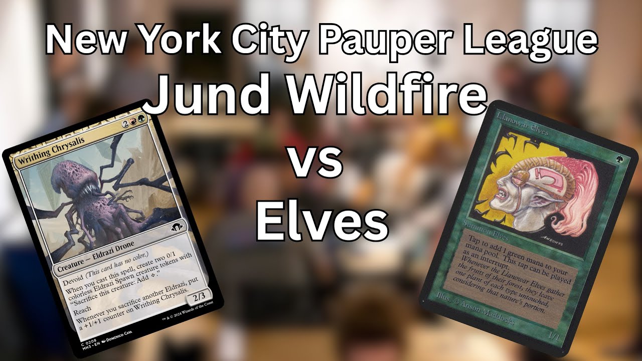 Jund Wildfire vs Elves | NYC Pauper League S4W4 | MTG Gameplay