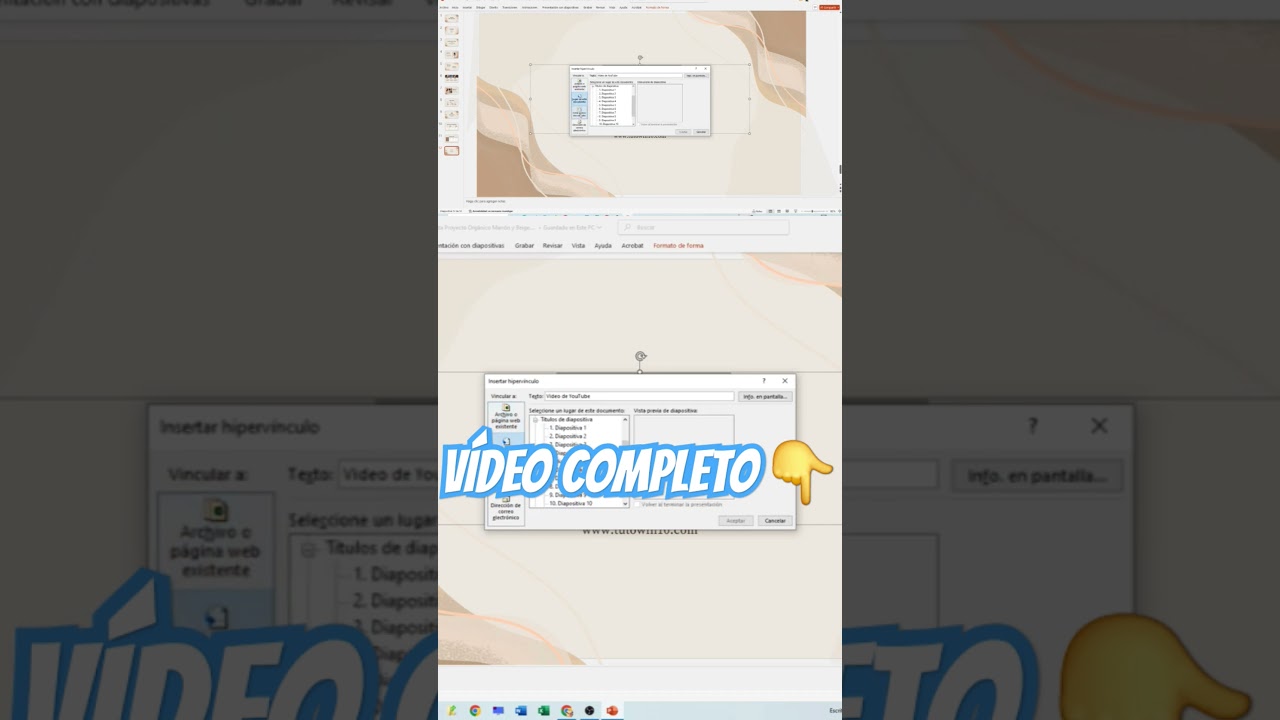 🔗 Como PONER ENLACES en POWERPOINT F&Aacute;CIL y R&Aacute;PIDO
