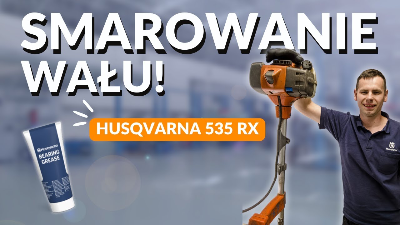 Smarowanie wału napędowego w wykaszarce 535 RX!