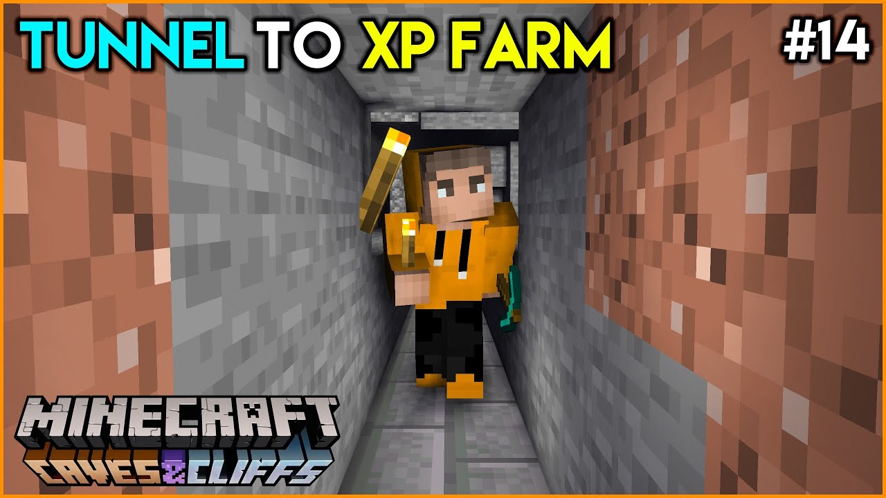 Making A Tunnel To XP Farm | Minecraft 1.17 | Lets Play #14 | THE COSMIC BOY