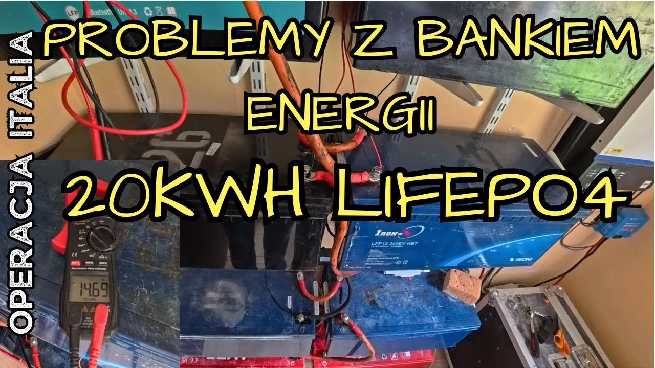 PIERWSZE PROBLEMY Z BANKIEM ENERGII. CO SIĘ ZEPSUŁO??