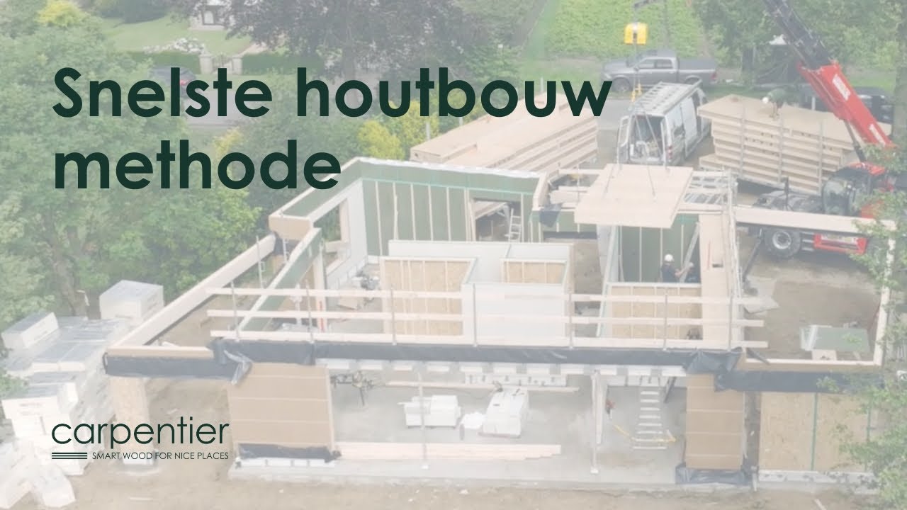 Houtskeletbouw bij Carpentier
