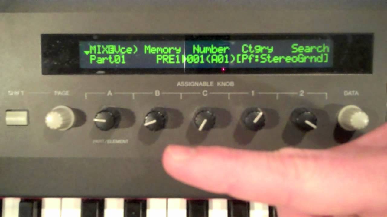 Yamaha S80 - mixing sounds