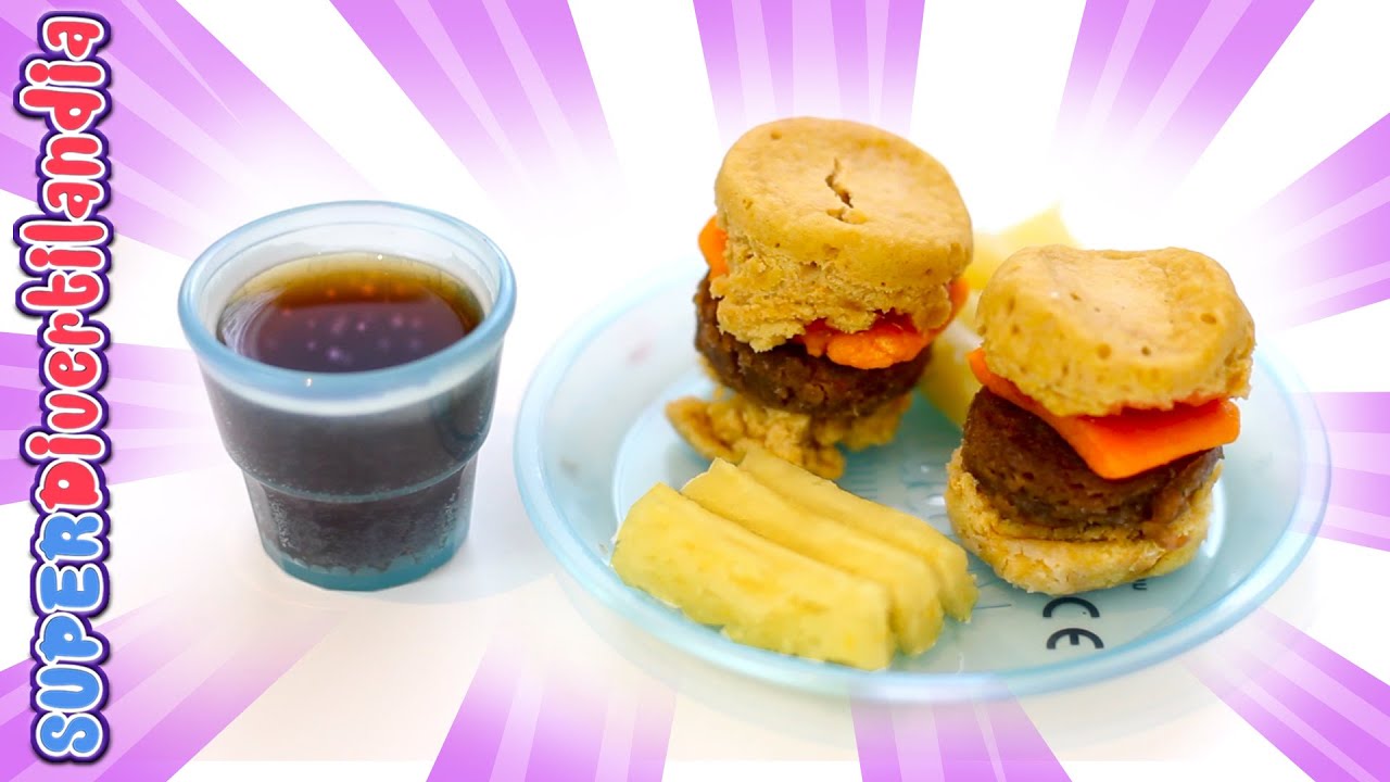 Yummy Nummies Burger. Popin Cookin hamburguesa miniatura Divertilandia!