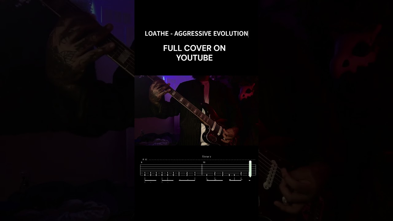 LOATHE - AGGRESSIVE EVOLUTION COVER  