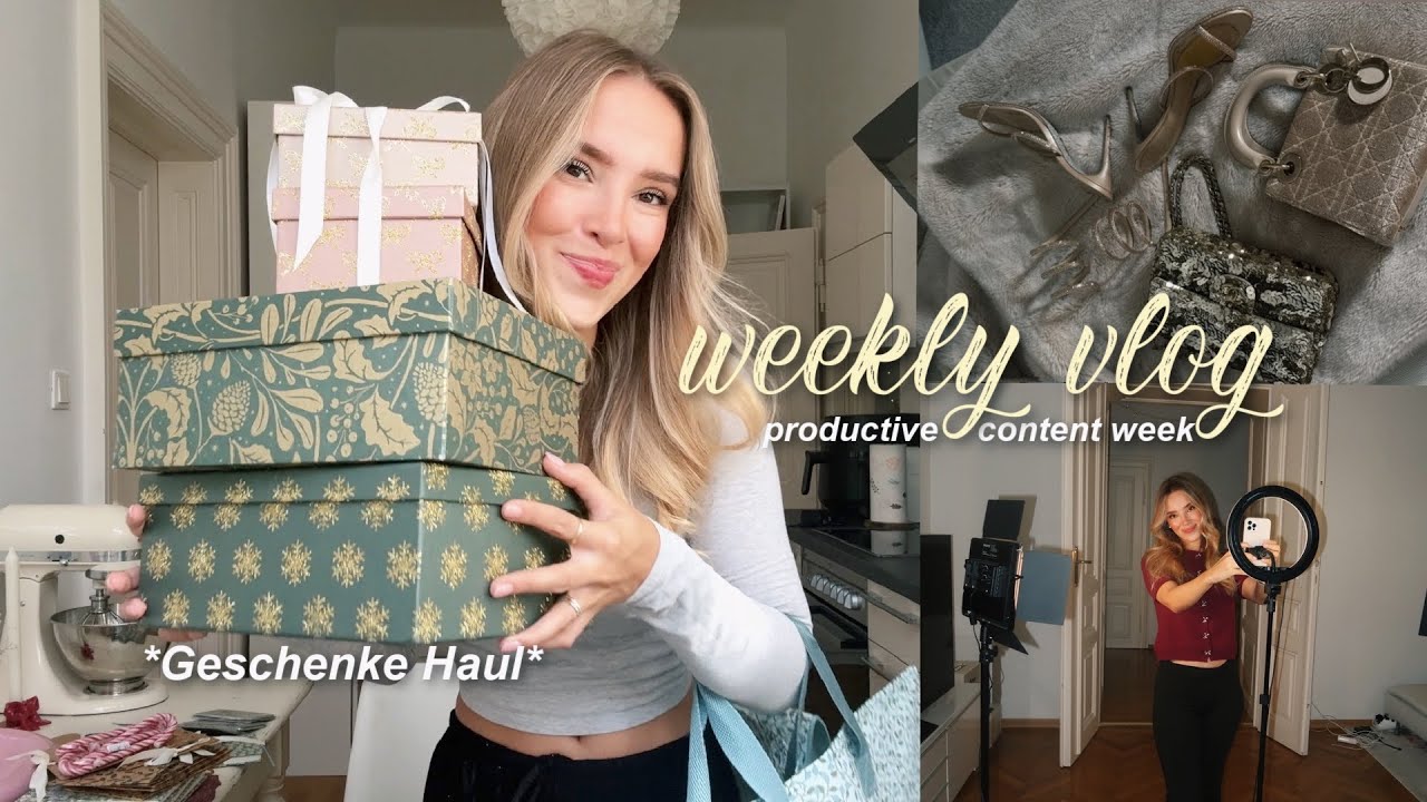 productive week in my life * Geschenke HAUL* //Hannah