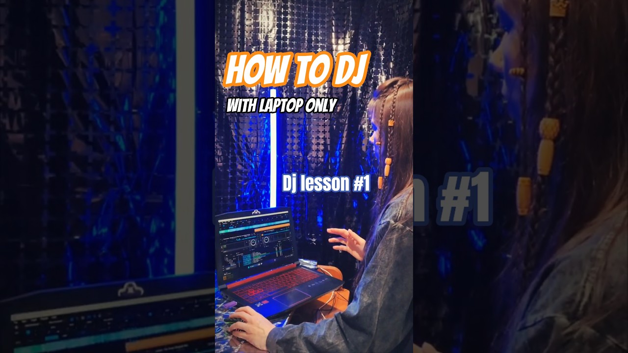 How to DJ with ONLY laptop #1 DJ tutorial for beginners. Dj software. Recordbox