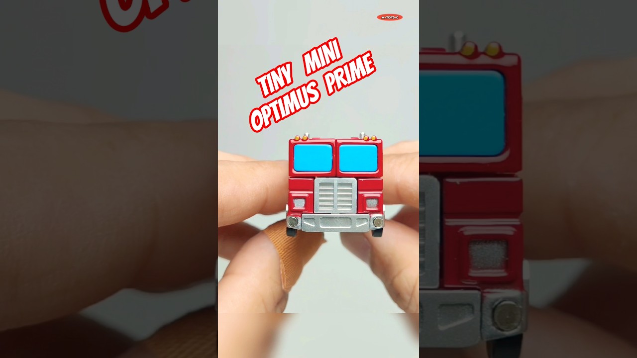 TINY MINI TRANSFORMING OPTIMUS PRIME | MINI-01 LEADER KING  #transformers