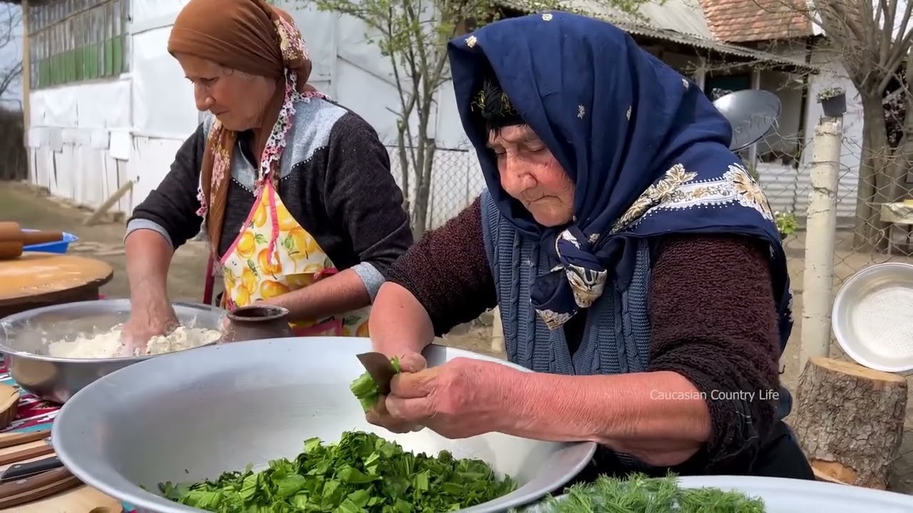 Outdoor Cooking / Traditional Cooking Silent Vlog / Grandmother's Recipes
