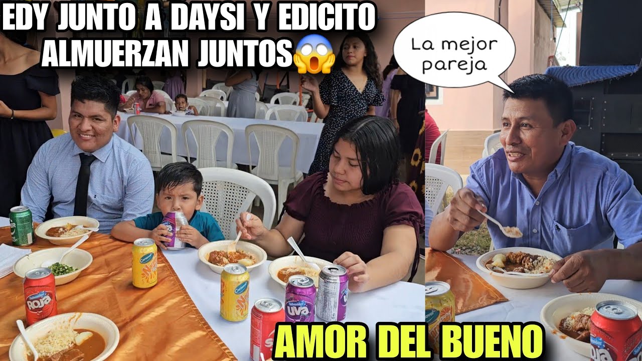 EDY Muy Enamorado Almuerza Junto A Su Esposa DAYSI😍El TÍO Quedó Boca Abierta Al Verlos Enamorados😱