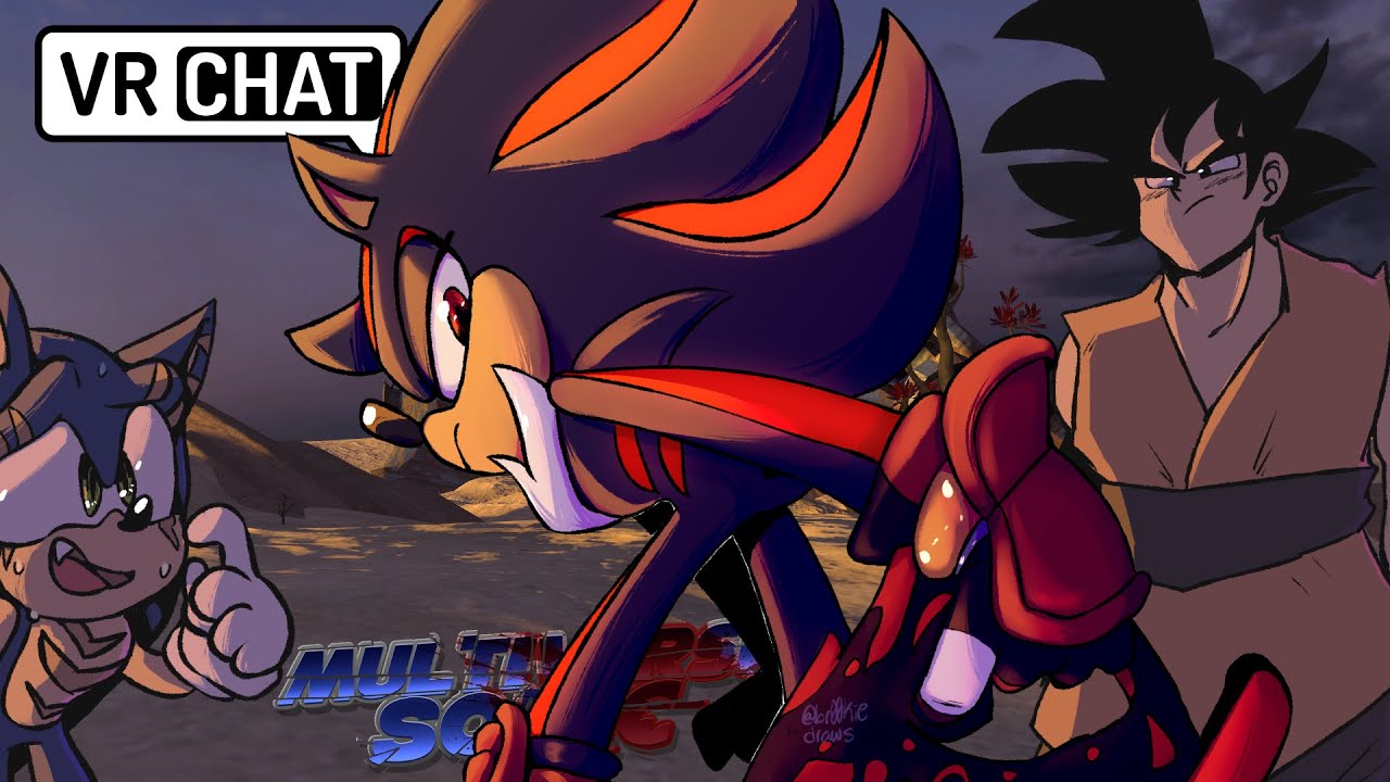 Multiverse Sonic and Goku Meet Multiversal Shadow [VRChat]