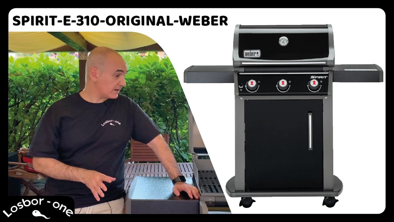 Barbecue Weber spirit e310 original montaggio e prova: assembly and test BBQ Italian food grill