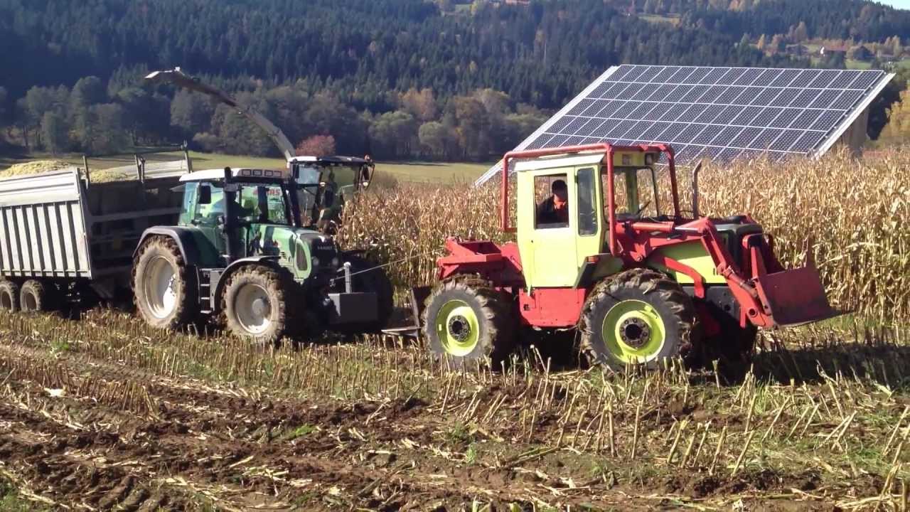 Mais 2012 - Teil 6 - MB trac 1000 F und Fendt 820