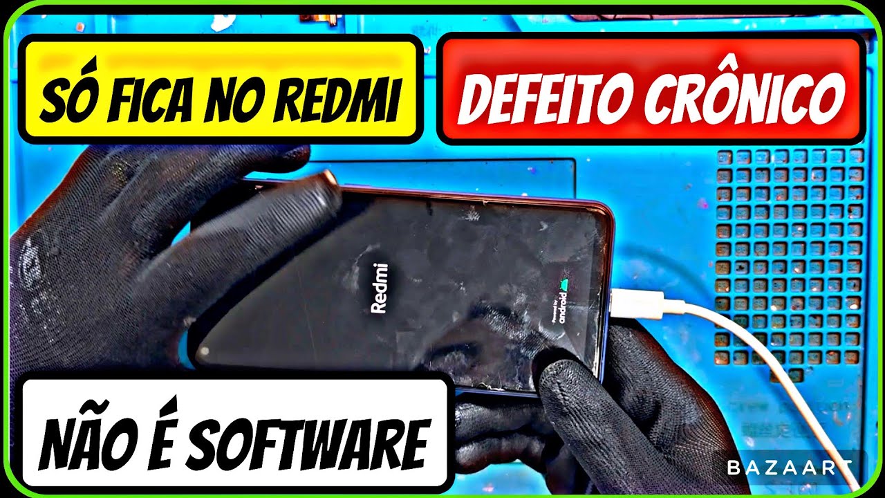 Xiaomi Redmi Note 9 Piscando no símbolo Redmi | Defeito de placa | Não e Software
