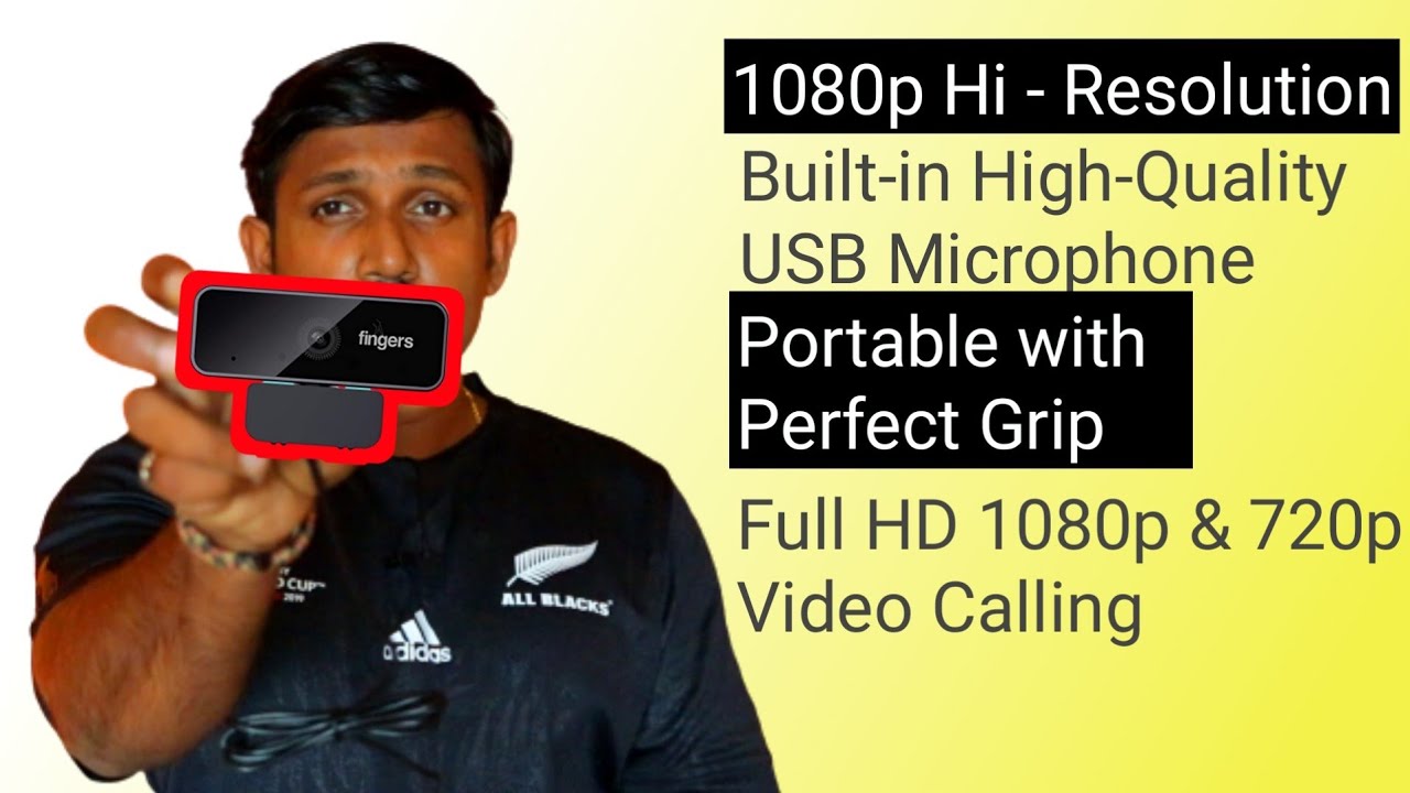 Best Web Camera for Video Conferencing | Laptop Camera vs Fingres Web Camera | Full HD | Inbuilt MIC
