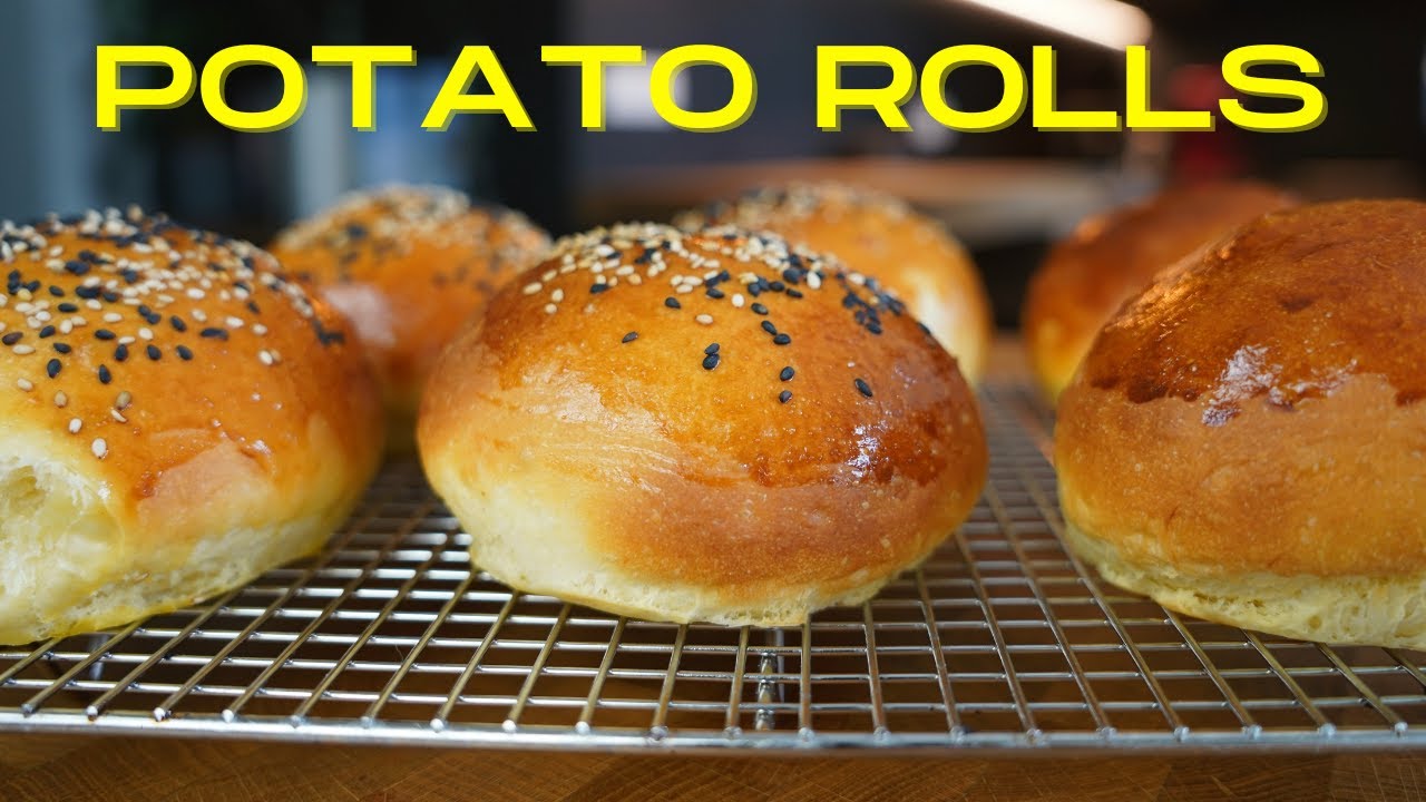 i PANINI per HAMBURGER più SOFFICI e GUSTOSI | POTATO ROLLS