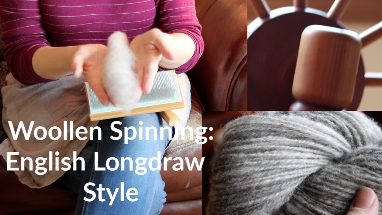 Spinning true woolen using the long-draw drafting technique