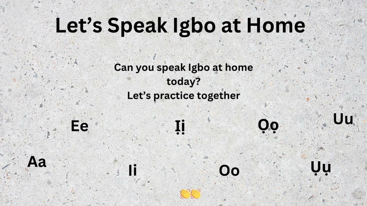Igbo Language Made Easy. #igbolanguage #love #kids #fyp 