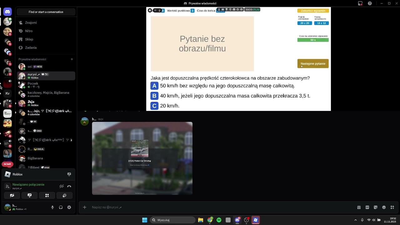 Kolega zdaje prawko na PCD !!! XDDD