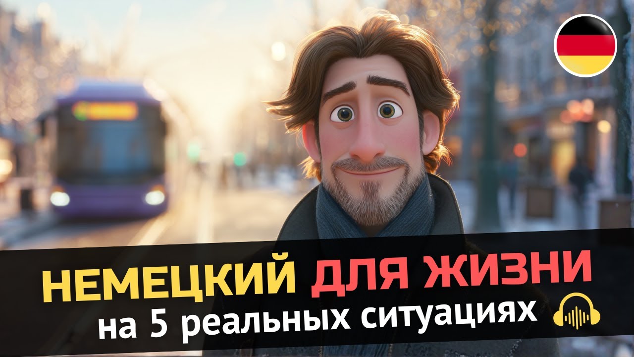 Учись Понимать Немецкий в Реальных ситуациях! 5 историй | A2-B2