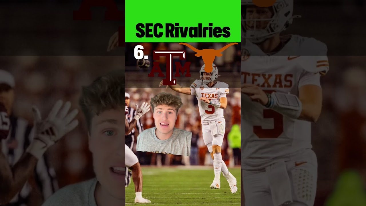 10 Top Rivalries in the SEC for College Football #atlassports #cfb #collegefootball #cfbchan