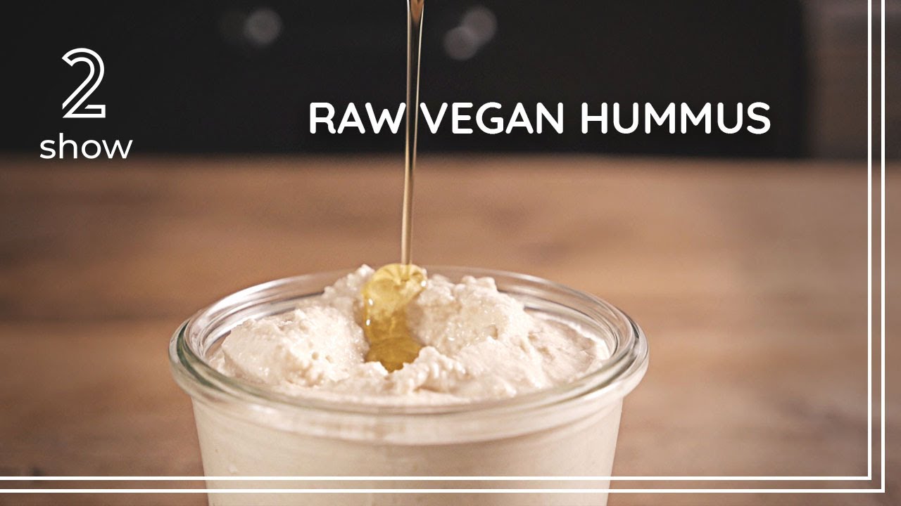 Raw Hummus with Sprouted Chickpeas