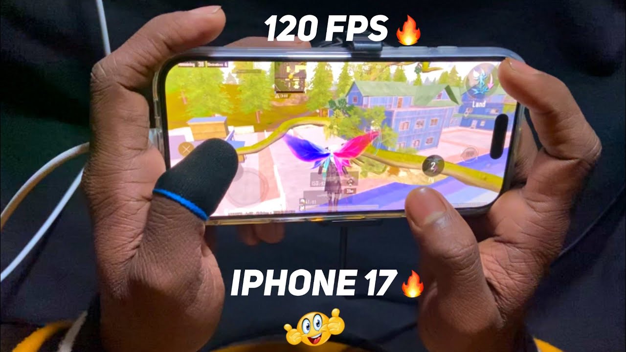 iPhone 17  Handcam Best 4 finger player🔥 | 120 fps? | ios recorder #iphone17 #bgmi #pubgmobile #pubg
