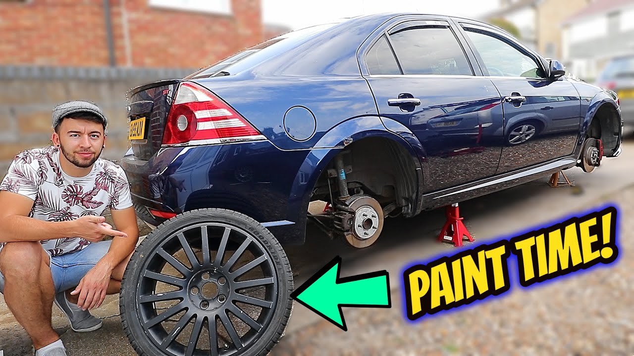 Painting The Mondeo Wheels FINALLY! *Part1*