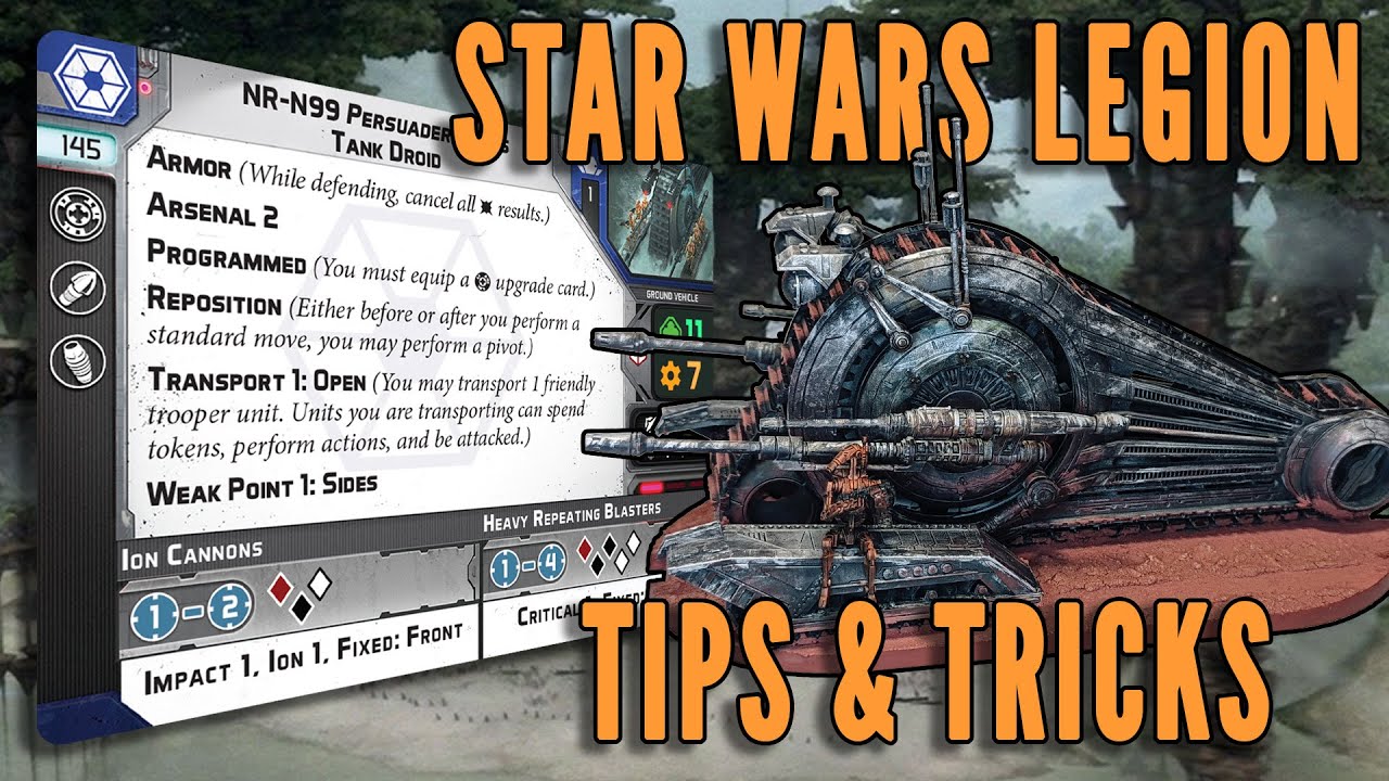 NR-N99 Persuader-Class Tank Droid - Two Minute Unit - Legion Strategy!