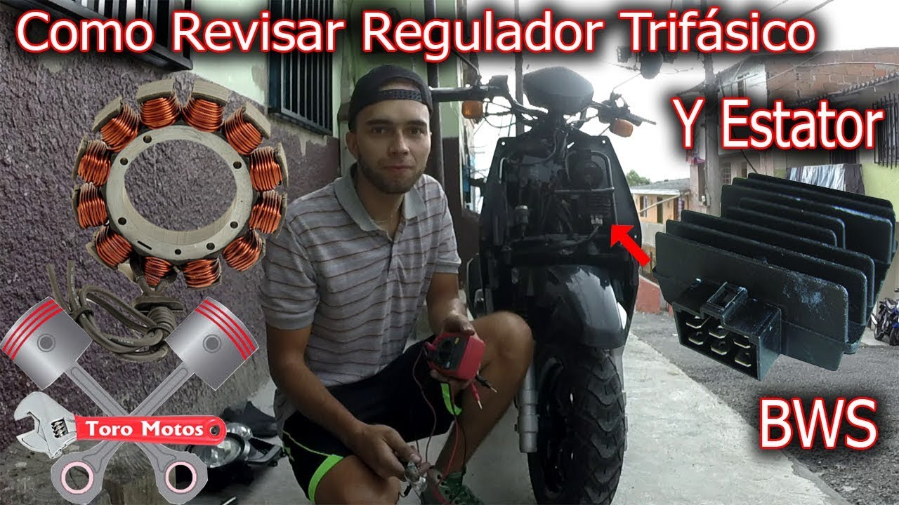 Como Revisar Regulador Rectificador Trifasico - moto