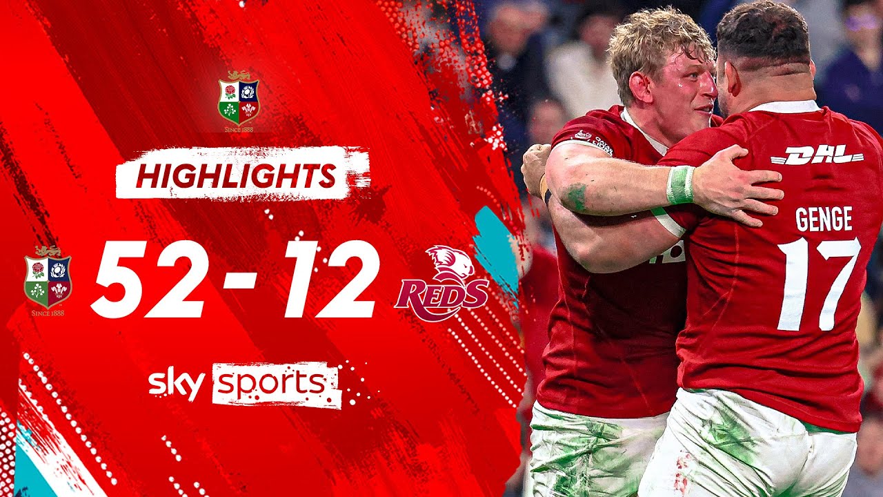 Lions run RIOT against Reds! | Lions vs Queensland Reds | Highlights